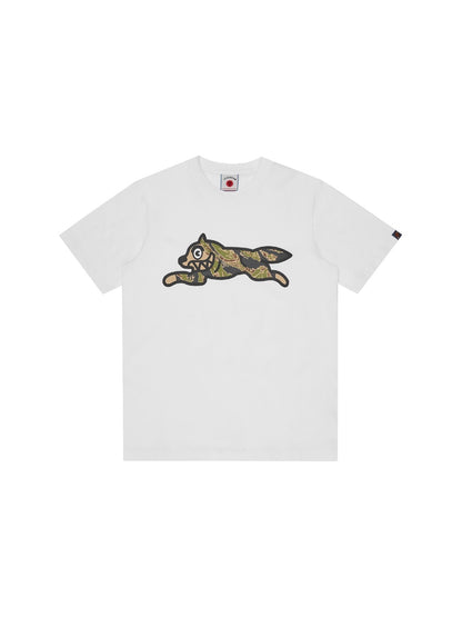 【ICE CREAM - アイスクリーム】TIGER STRIPE RUNNING DOG T-SHIRT / WHITE (S.S/ホワイト)