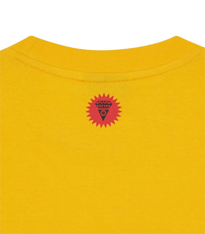 【ICE CREAM - アイスクリーム】TIGER STRIPE RUNNING DOG T-SHIRT / YELLOW (S.S/イエロー)