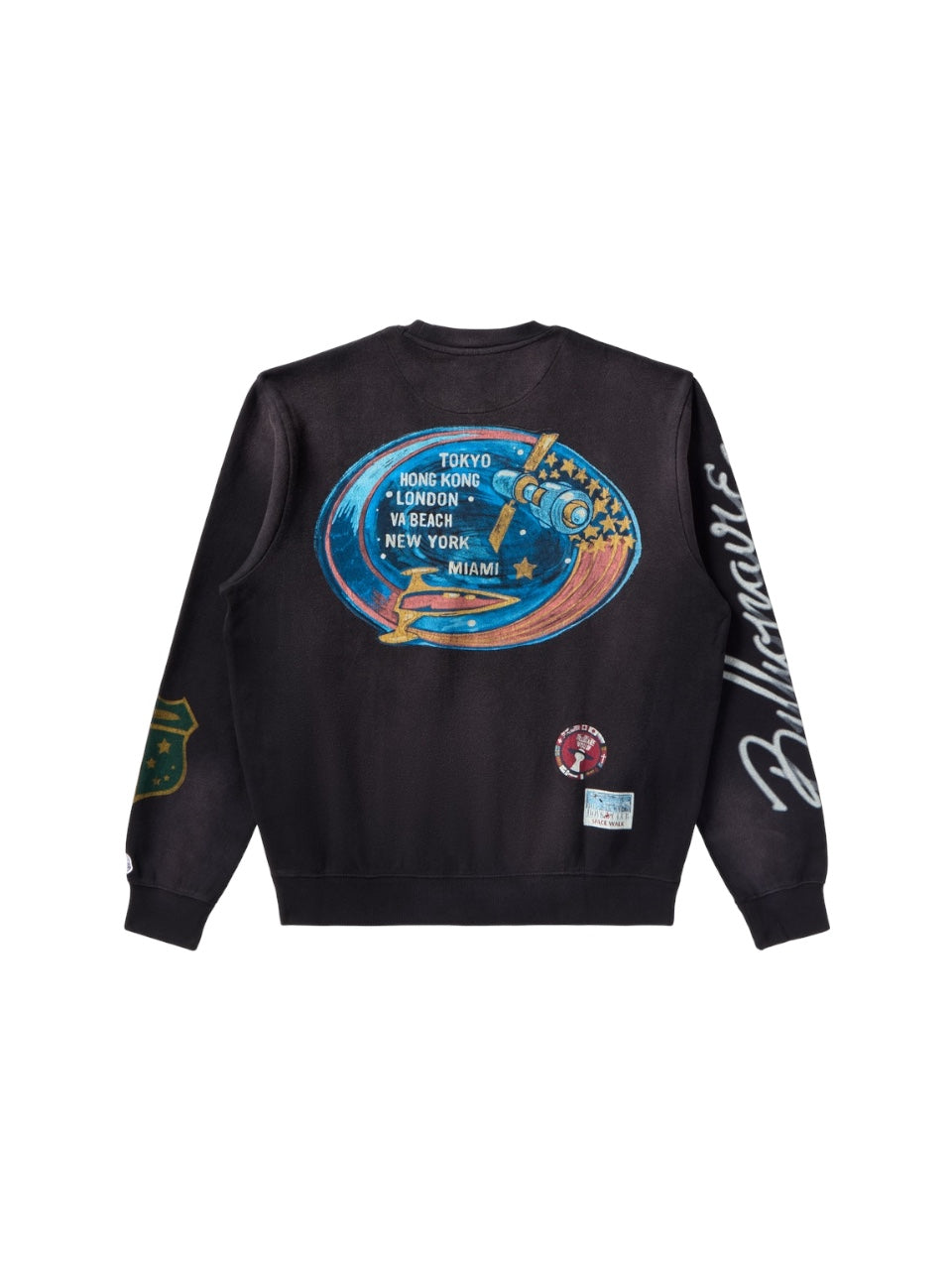 【Billionaire Boys Club-ビリオネアボーイズクラブ】 EXPROLE HEAVY WASHED TREATED / BLACK (スウェット/ブラック)