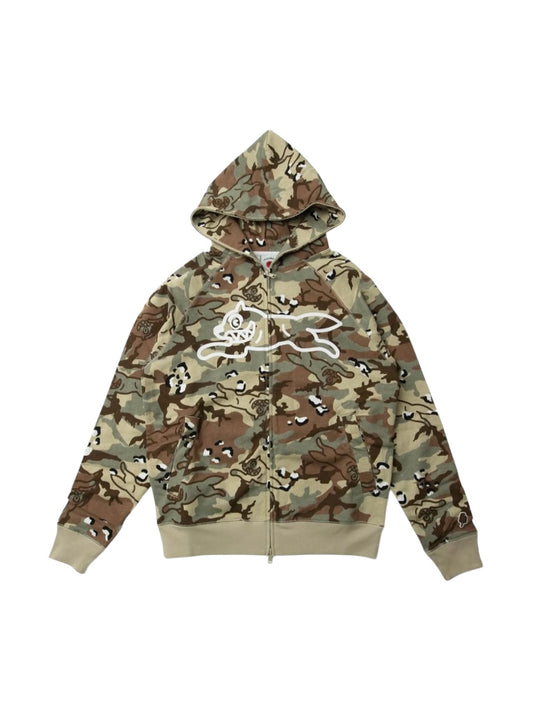 【ICE CREAM - アイスクリーム】CHOC CHIP RUNNING DOG ZIP THROUGH HOOD / CAMO (フーディ/カモ)