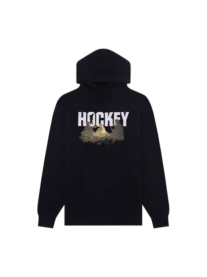 【HOCKEY - ホッケー 】 TAKE A HIKE HOODIE / BLACK (フーディ/ブラック)