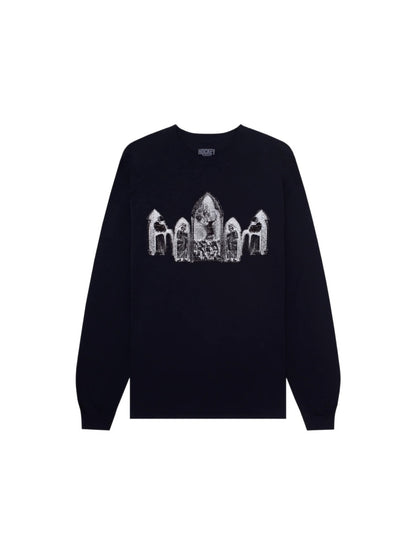 【HOCKEY - ホッケー 】 SENTIMENT LONG SLEEVE TEE / BLACK (L.S/ブラック)