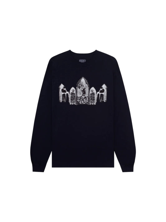 【HOCKEY - ホッケー 】 SENTIMENT LONG SLEEVE TEE / BLACK (L.S/ブラック)
