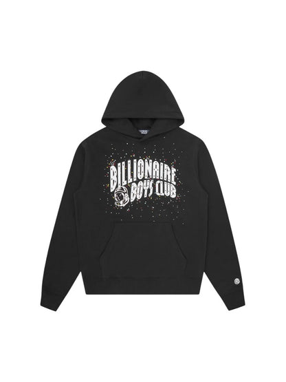 【Billionaire Boys Club-ビリオネアボーイズクラブ】EMBELLISHED ARCHLOGO POPOVER HOOD / BLACK (フーディ/ブラック)