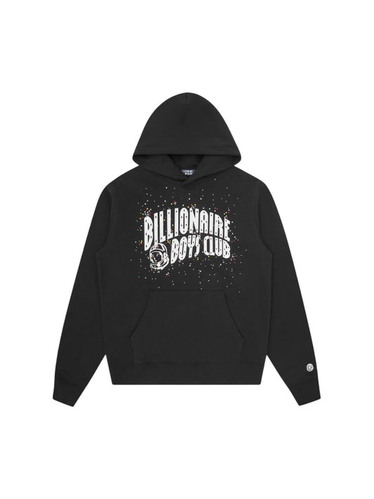 【Billionaire Boys Club-ビリオネアボーイズクラブ】EMBELLISHED ARCHLOGO POPOVER HOOD / BLACK (フーディ/ブラック)