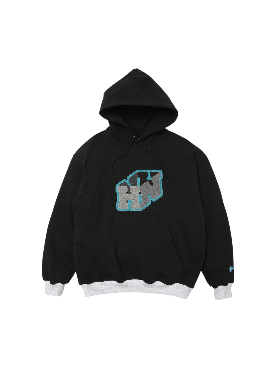 【Hombre Nino - オンブレニーニョ】 PULLOVER HOODIE (HN) / BLACK (フーディ/ブラック)