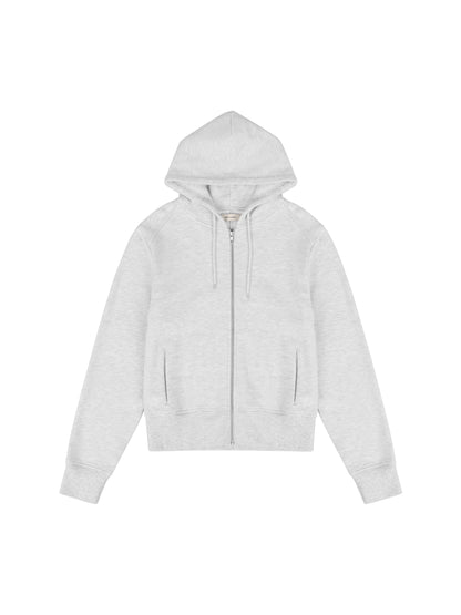 【entire studios - エンタイアスタジオ】SLIM ZIP UP / HEATHER GREY (パーカー/ヘザーグレー)