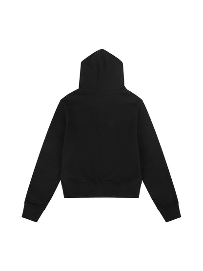 【entire studios - エンタイアスタジオ】SLIM ZIP UP / BLACK (パーカー/ブラック)