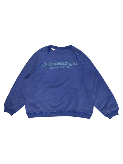 【BASKETCASE  - バスケットケース】SIREN CREWNECK / NAVYBLUE (スウェット/ネイビーブルー)