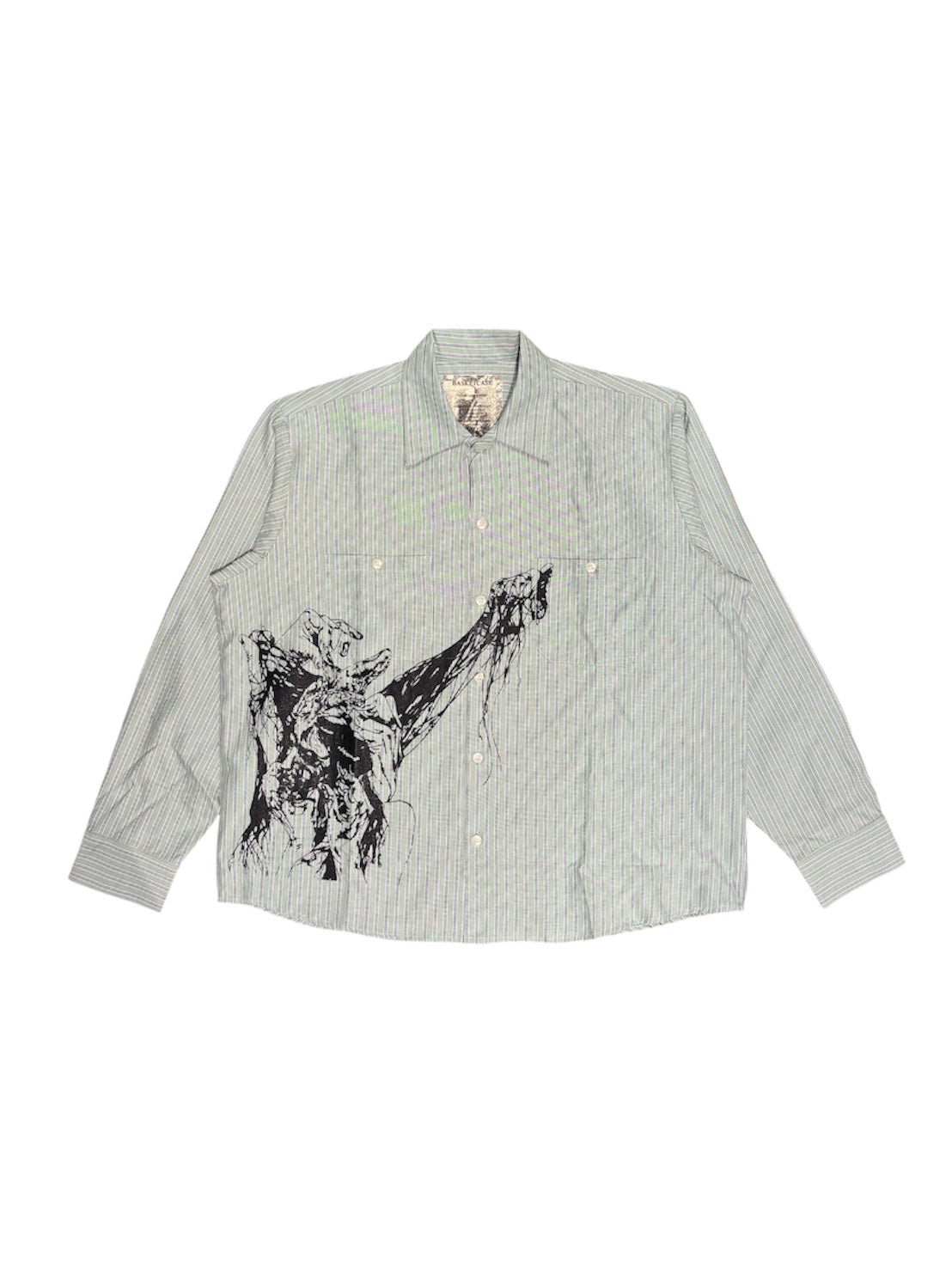 【BASKETCASE  - バスケットケース】TANGLE LOP LONG SLEEVE / GREEN (シャツ/グリーン)