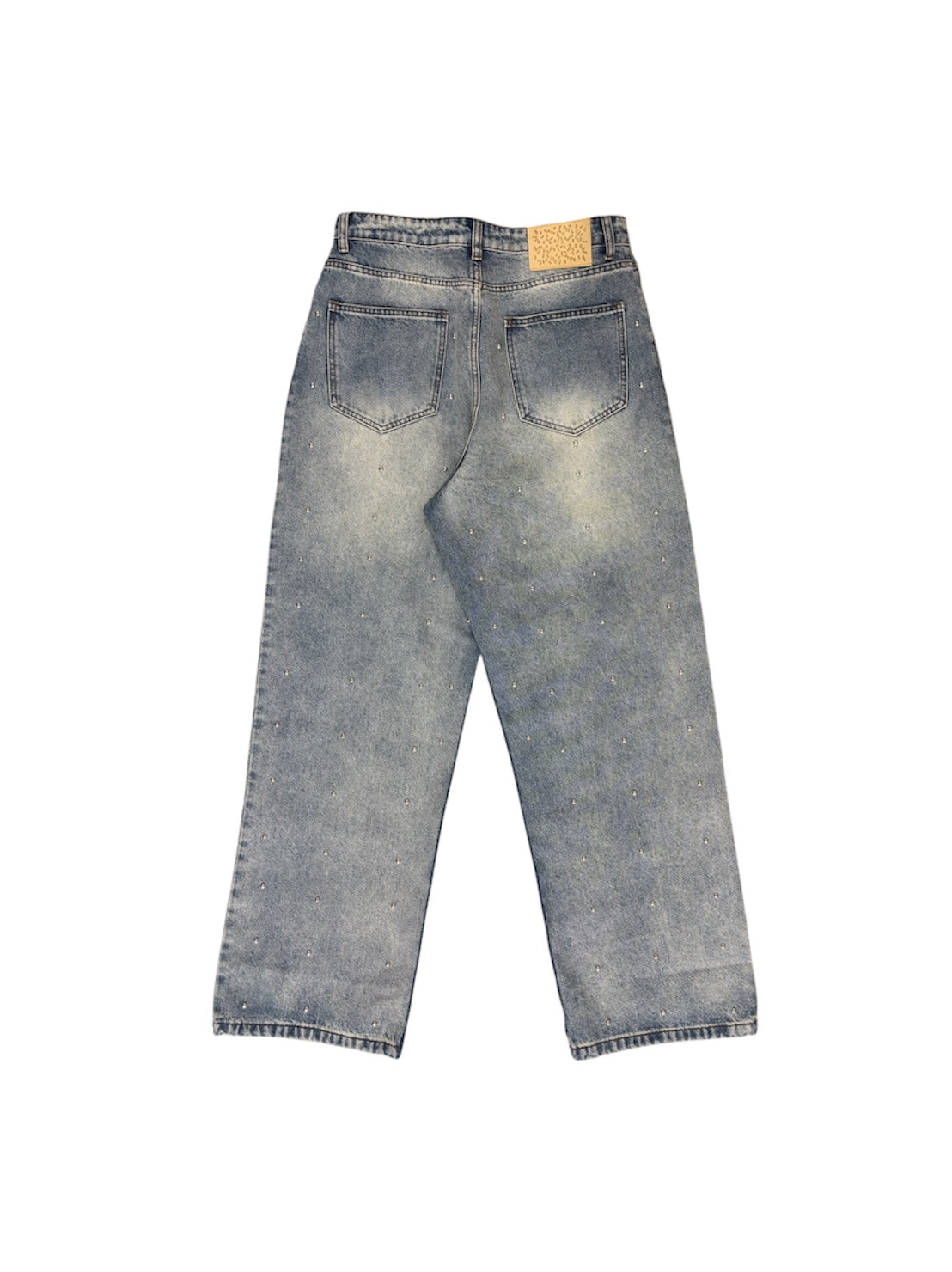 BASKETCASE - バスケットケース】LAX BAGGY STUDDED DENIM / WASHED