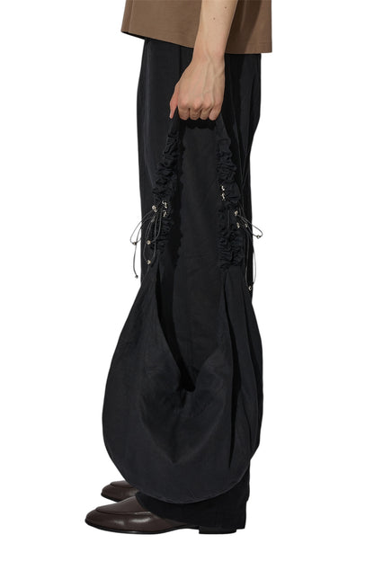 【_J. L - A. L_ - ジェイラル】Pieck Bag / Shungite Black (バッグ/シュグナイト)