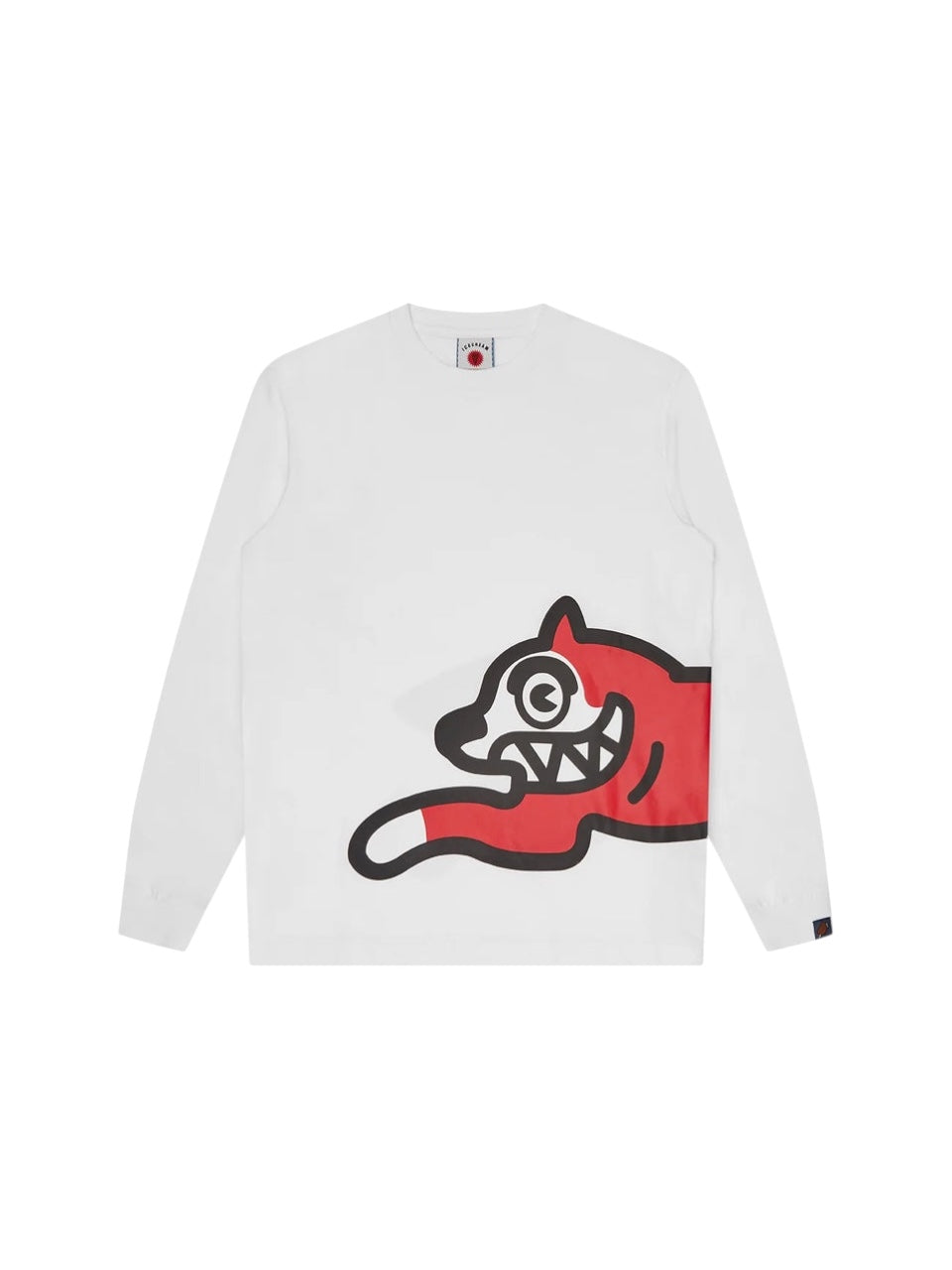 【ICE CREAM - アイスクリーム】JUMBO RUNNING DOG T-SHIRT / WHITE (L.S/ホワイト)