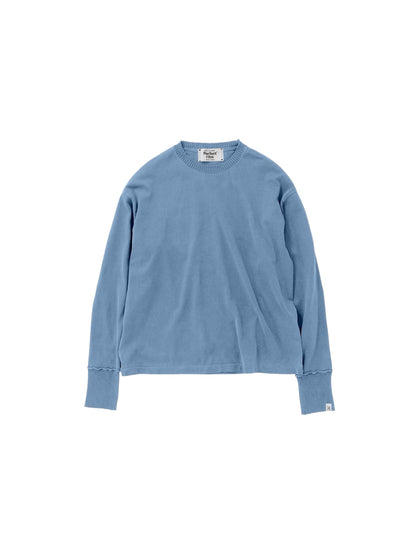 【Perfect ribs® - パーフェクトリブス】Long Sleeve T Shirts / Fade Blue (Tシャツ/フェードブルー)