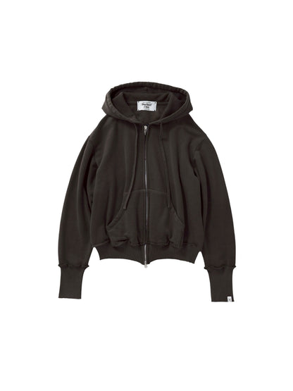 【Perfect ribs® - パーフェクトリブス】Basic Zip Hoodie /Fade Black(パーカー/フェードブラック)