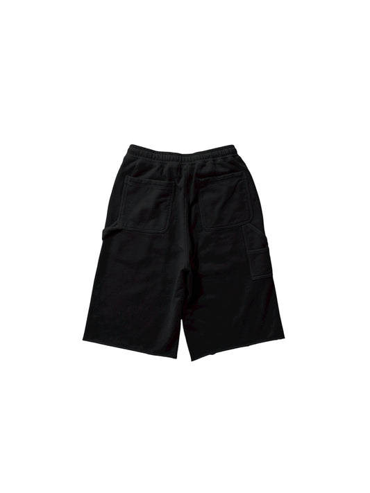 【Perfect ribs® × Y.A.R.N.】Double Knee Shorts / Black(ショーツ/ブラック)
