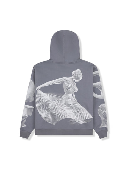 【PLEASURES - プレジャーズ】DYSFUNCTION HOODIE / GREY (フーディ/グレー)