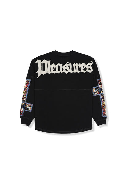 【PLEASURES - プレジャーズ】BLASPHEMY LONG SLEEVE / BLACK (L.S/ブラック)