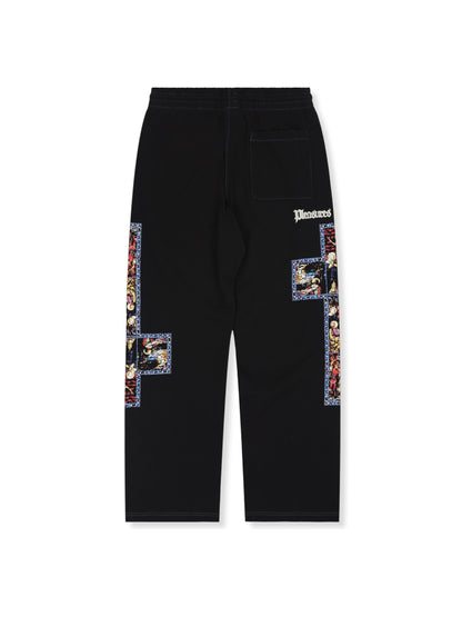 【PLEASURES - プレジャーズ】BLASPHEMY COTTON PANTS / BLACK (パンツ/ブラック)