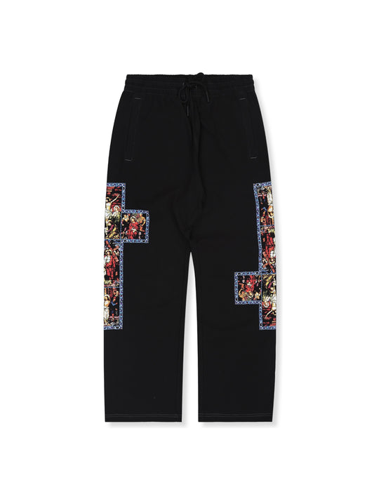 【PLEASURES - プレジャーズ】BLASPHEMY COTTON PANTS / BLACK (パンツ/ブラック)