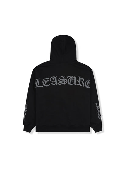 【PLEASURES - プレジャーズ】BALACLAVA ZIP HOODIE / BLACK (フーディ/ブラック)