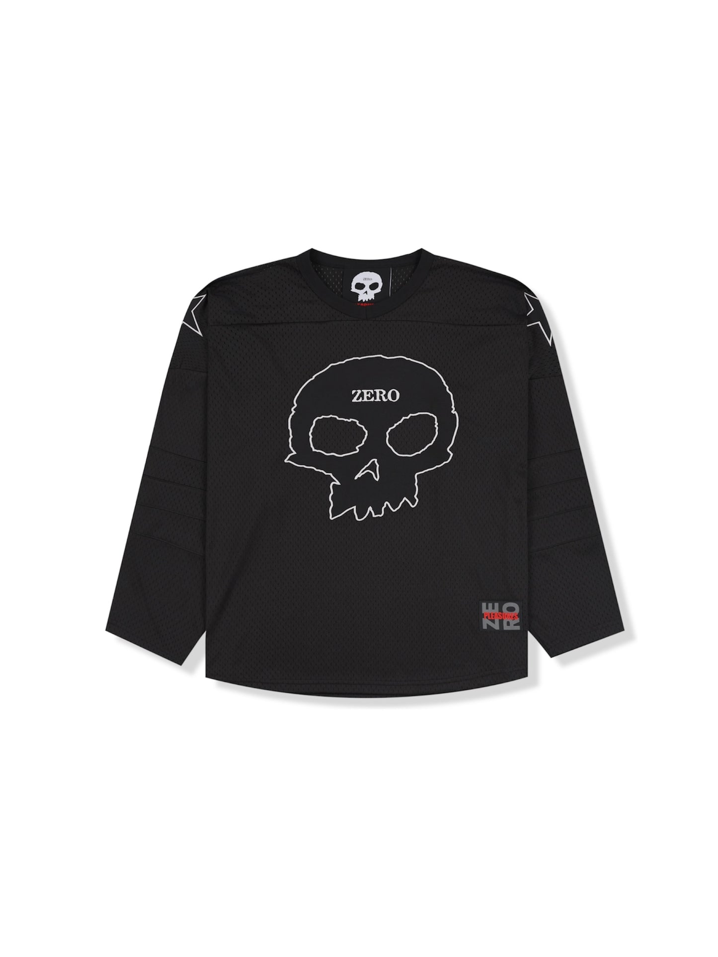 【PLEASURES - プレジャーズ】JAMIE HOCKEY JERSEY / BLACK (ジャージ/ブラック)