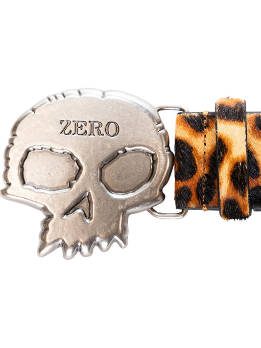 【PLEASURES - プレジャーズ】LEOPARD STUDDED BELT / LEOPARD (ベルト/レオパード)