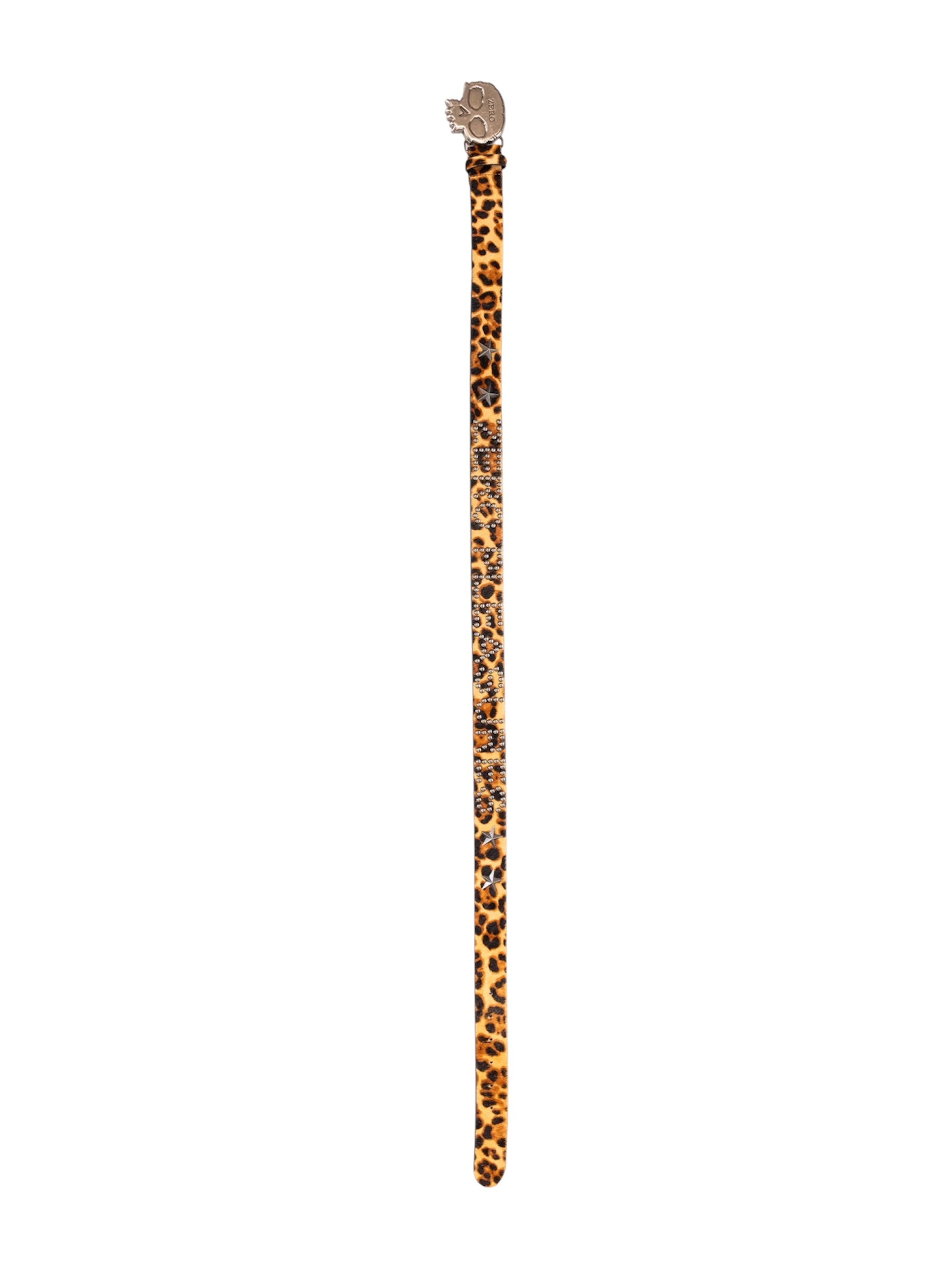 PLEASURES - プレジャーズ】LEOPARD STUDDED BELT / LEOPARD (ベルト