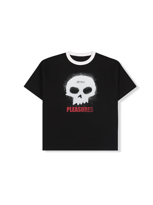 【PLEASURES - プレジャーズ】SINGLE SKULL HEAVYWEIGHT SHIRT / BLACK (Tシャツ/ブラック)