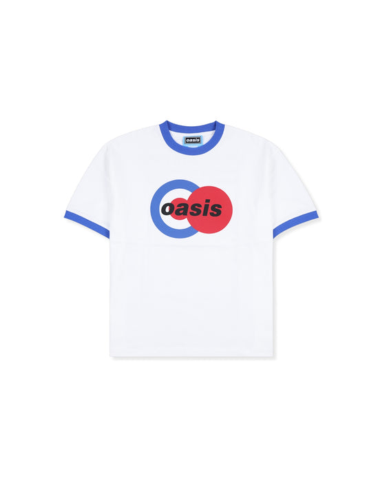 【PLEASURES - プレジャーズ】1996 RINGER SHIRT / WHITE (Tシャツ/ホワイト)