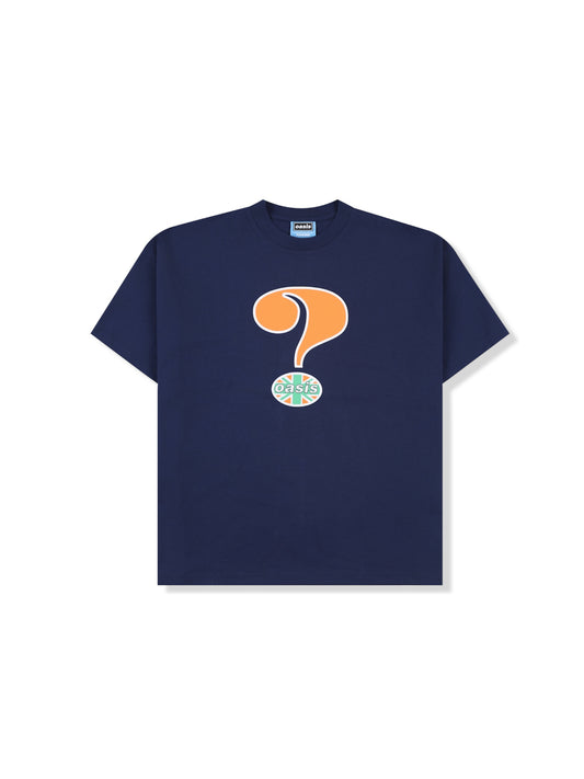 【PLEASURES - プレジャーズ】QUESTION MARK T-SHIRT / NAVY (Tシャツ/ネイビー)