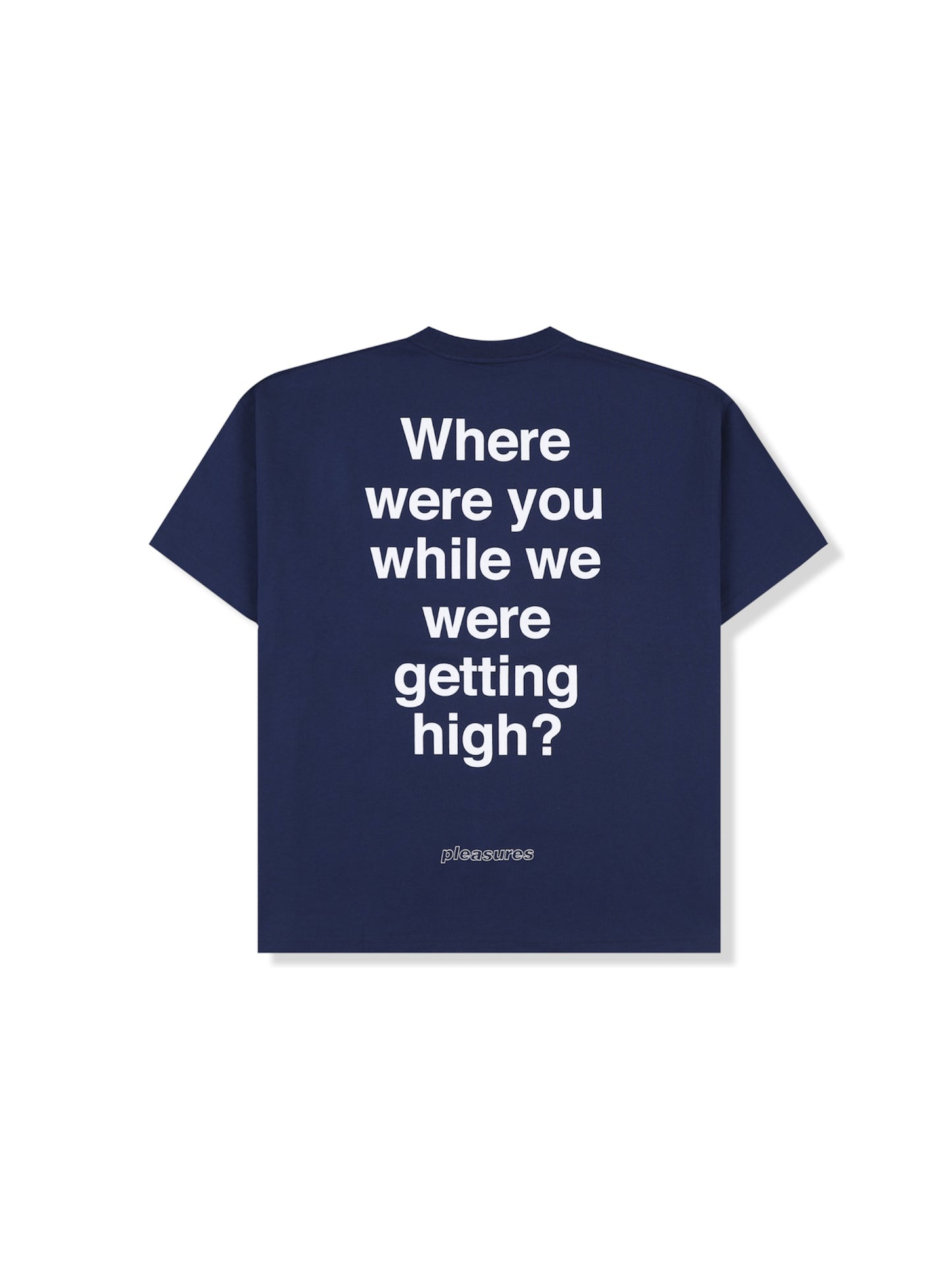 【PLEASURES - プレジャーズ】QUESTION MARK T-SHIRT / NAVY (Tシャツ/ネイビー)