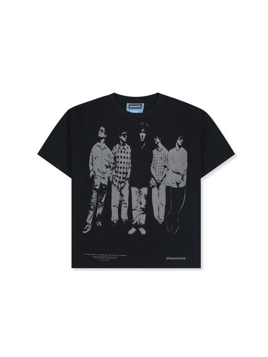 【PLEASURES - プレジャーズ】DEFINITERY HEAVYWEIGHT SHIRT / FADED BLACK (Tシャツ/フェードブラック)