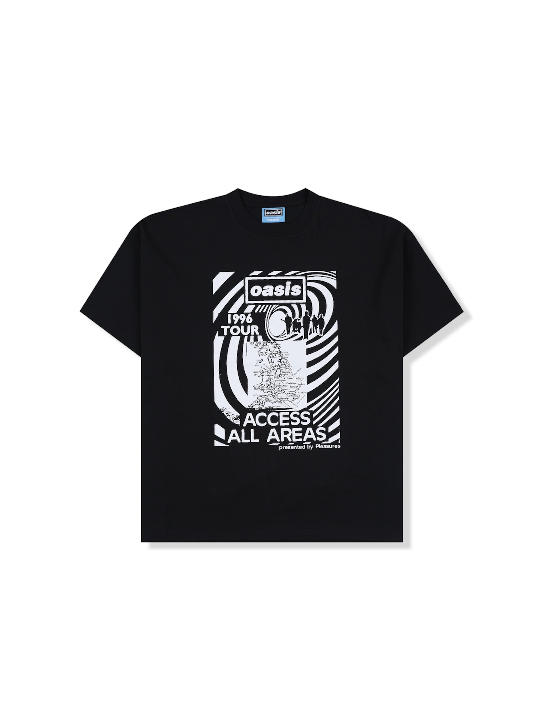 PLEASURES - プレジャーズ】ALL ACCESS T-SHIRT / BLACK (Tシャツ