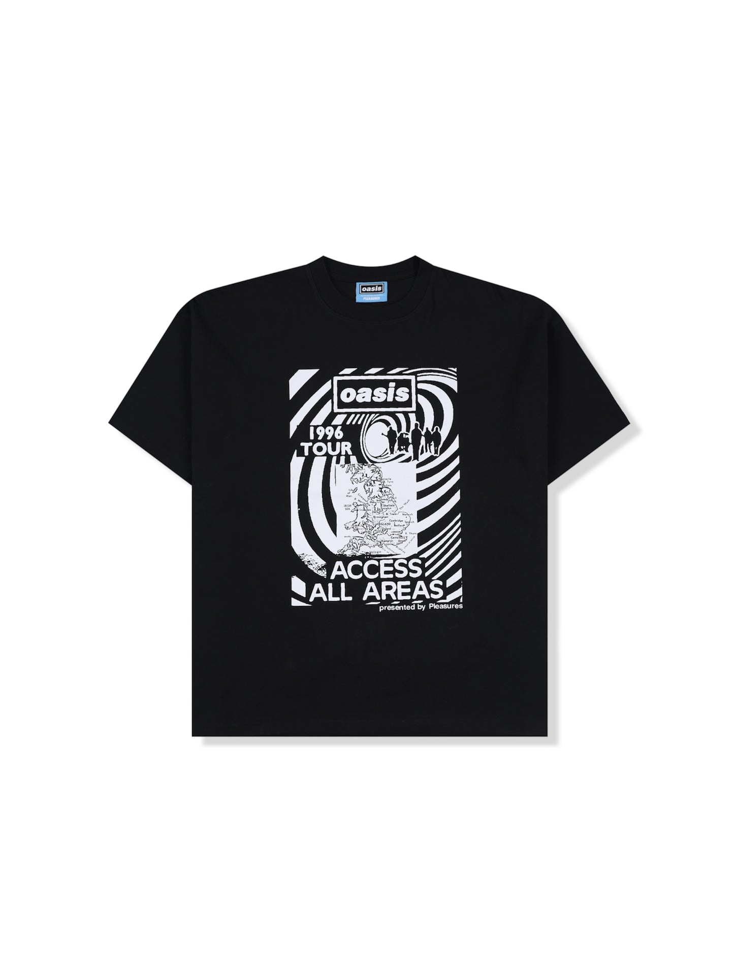 【PLEASURES - プレジャーズ】ALL ACCESS T-SHIRT / BLACK (Tシャツ/ブラック)