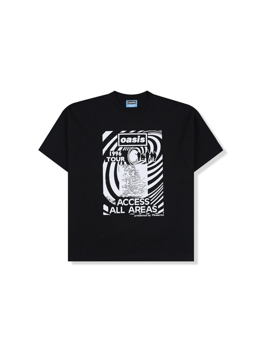 【PLEASURES - プレジャーズ】ALL ACCESS T-SHIRT / BLACK (Tシャツ/ブラック)