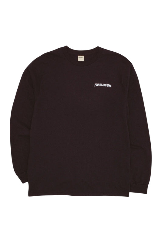 【Fucking Awesome- ファッキングオーサム】ROX HOLLINGSWORTH LONG SLEEVE TEE（Tシャツ/ブラック)