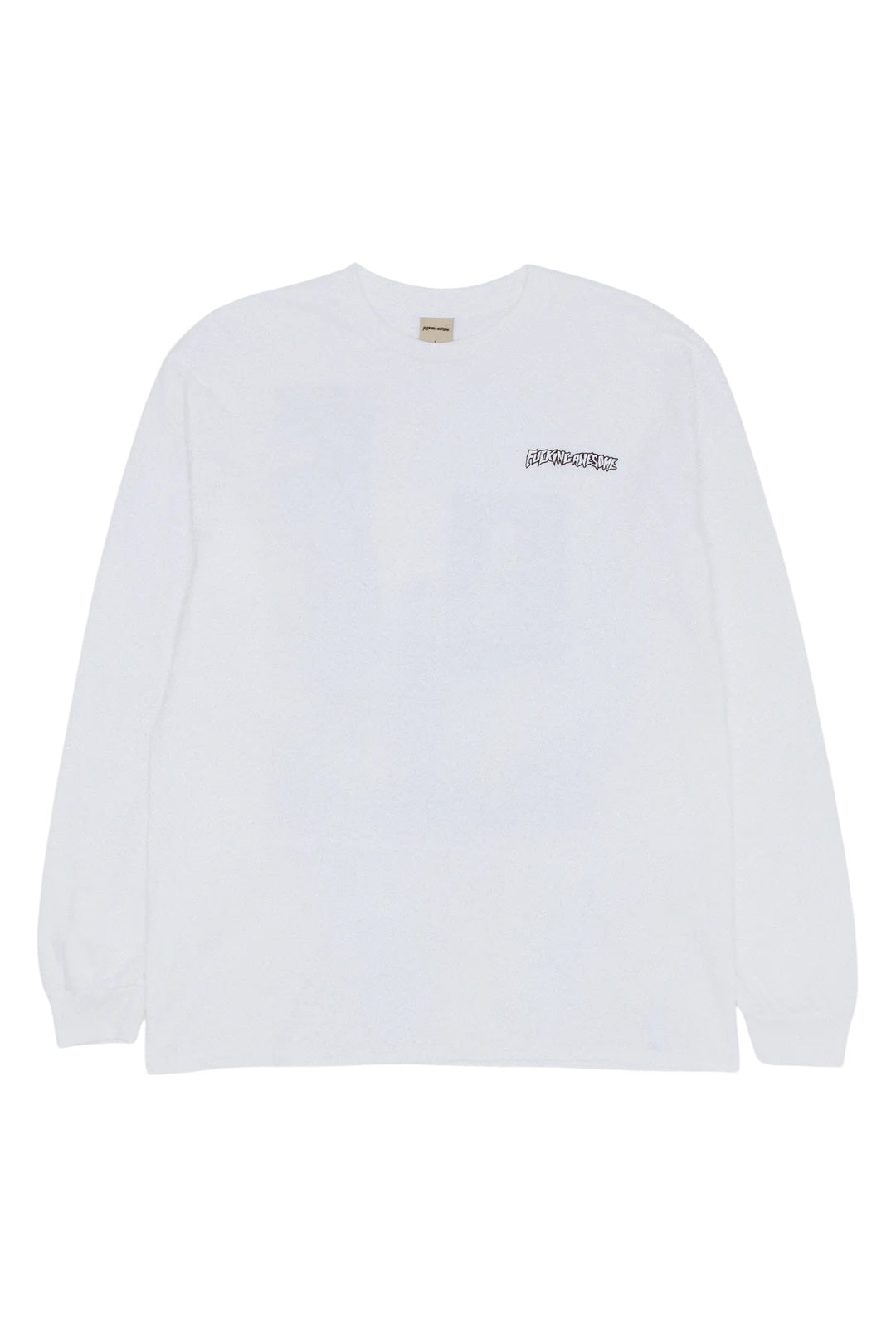 【Fucking Awesome- ファッキングオーサム】ROX HOLLINGSWORTH LONG SLEEVE TEE（Tシャツ/ホワイト)