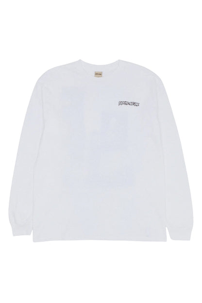 【Fucking Awesome- ファッキングオーサム】ROX HOLLINGSWORTH LONG SLEEVE TEE（Tシャツ/ホワイト)
