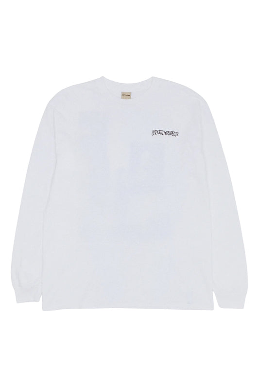 【Fucking Awesome- ファッキングオーサム】ROX HOLLINGSWORTH LONG SLEEVE TEE（Tシャツ/ホワイト)