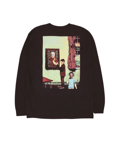 【Fucking Awesome- ファッキングオーサム】ROX HOLLINGSWORTH LONG SLEEVE TEE（Tシャツ/ブラック)