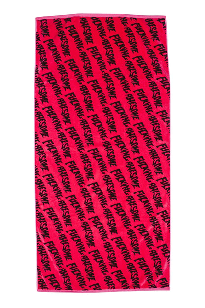 【Fucking Awesome- ファッキングオーサム】FA STAMP TOWEL  /  PINK（タオル/ピンク)