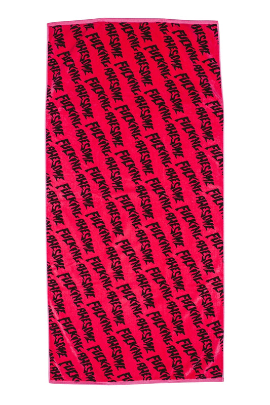 【Fucking Awesome- ファッキングオーサム】FA STAMP TOWEL  /  PINK（タオル/ピンク)