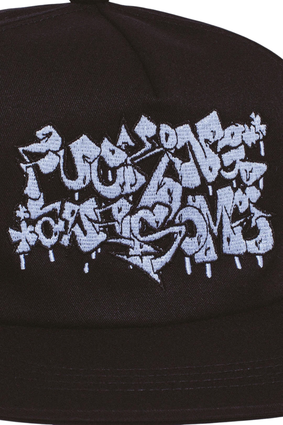 【Fucking Awesome- ファッキングオーサム】LITER 6 PANEL SNAPBACK  / BLACK（キャップ/ブラック)