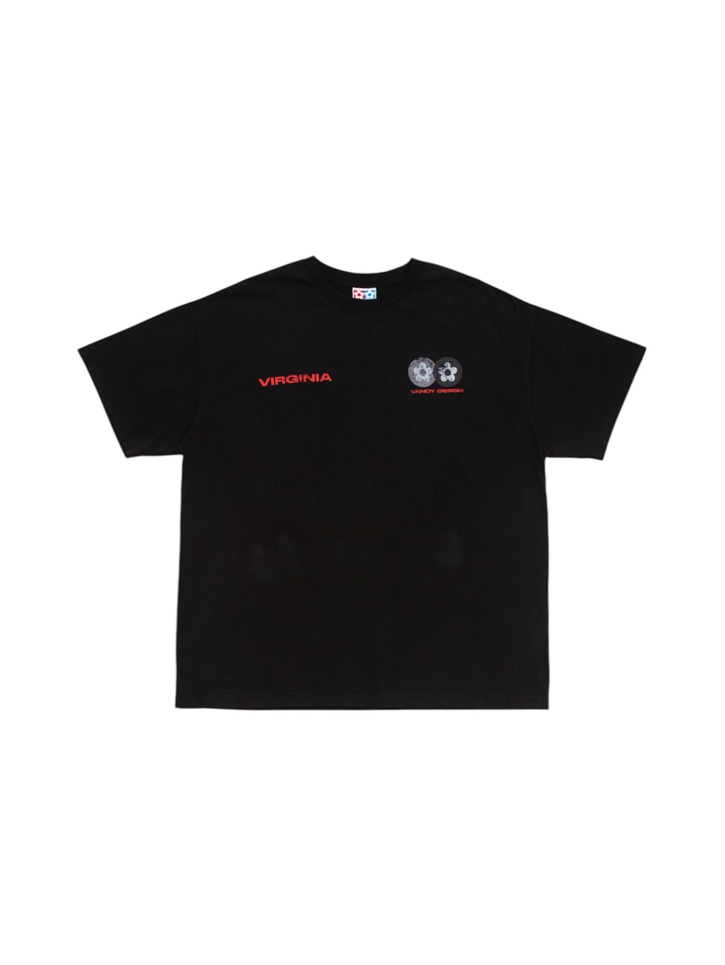 【VANDY THE PINK - ヴァンディー・ザ・ピンク】VA CLASSICS FLOWER BOUQUET TEE / BLACK (Tシャツ/ブラック)