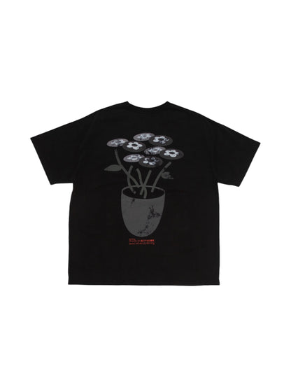 【VANDY THE PINK - ヴァンディー・ザ・ピンク】VA CLASSICS FLOWER BOUQUET TEE / BLACK (Tシャツ/ブラック)