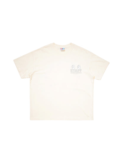【VANDY THE PINK - ヴァンディー・ザ・ピンク】STAFF EYE LOGO TEE / OFF WHITE (Tシャツ/オフホワイト)