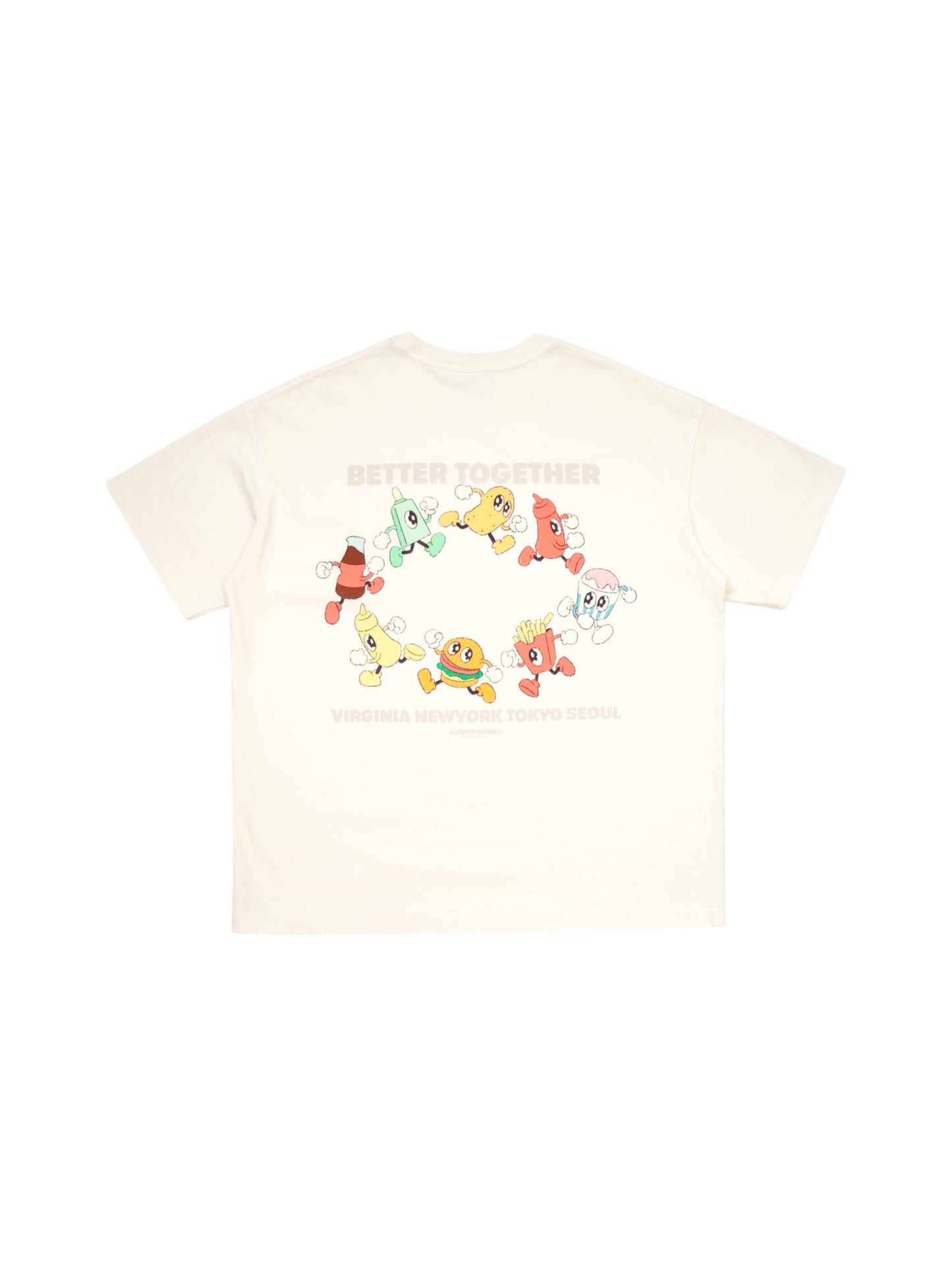 【VANDY THE PINK - ヴァンディー・ザ・ピンク】STAFF EYE LOGO TEE / OFF WHITE (Tシャツ/オフホワイト)
