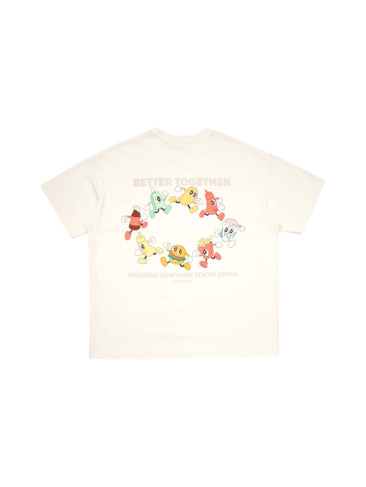 【VANDY THE PINK - ヴァンディー・ザ・ピンク】STAFF EYE LOGO TEE / OFF WHITE (Tシャツ/オフホワイト)