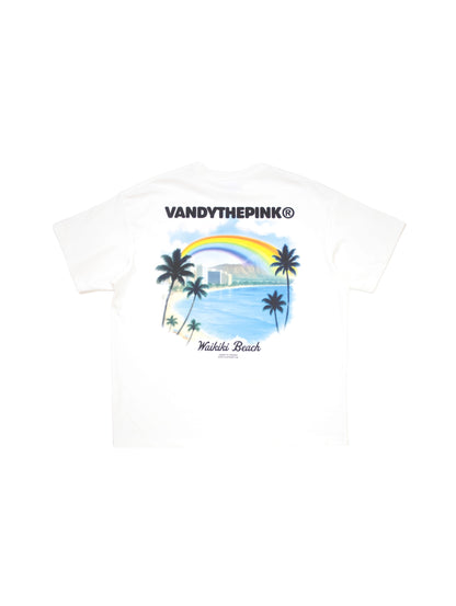 【VANDY THE PINK - ヴァンディー・ザ・ピンク】HAWAII EYE LOGO TEE / WHITE (Tシャツ/ホワイト)